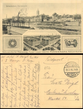 Schweinfurt ball bearing works Fichtel & Sachs o July 26, 1916