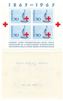 Schweiz Block 19 ** Hundert Jahre Rotes Kreuz 1963