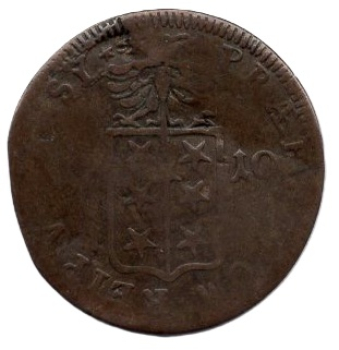 Schweiz Wallis Bistum Sitten Batzen 1710 FRANZ JOSEPH SUPERSAXO Billon