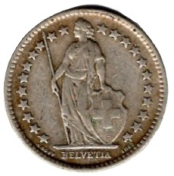 Schweiz 1/2 Franken 1932