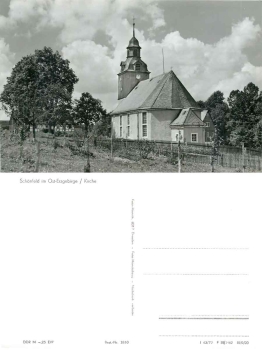 01744 Schonfeld Dippodiswalde Kirche *1979 Hanich1810