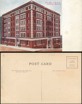 Seattle Washington (state) Y.M.C.A. Building *ca. 1910