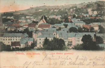 01855 Sebnitz in Sachsen Bahnpost Schandau-Niederneukirch Zug 950 o 1903