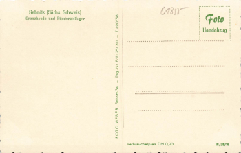 01855 Sebnitz in Sachsen Grenzbaude und Pionierzeltlager * u 1950