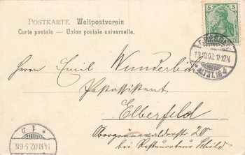 Seevorstadt Dresden Pragerstrasse Kaiser Cafe o 1902