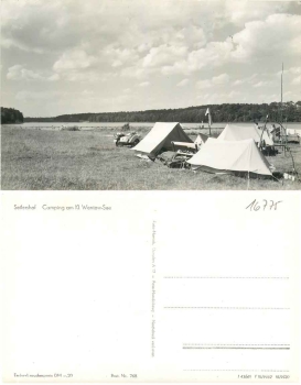 16775 Seilershof Camping am kleinen Wentow See *1962