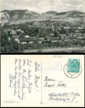 07768 Seitenroda about Kahla country postmark o 09/08/1959