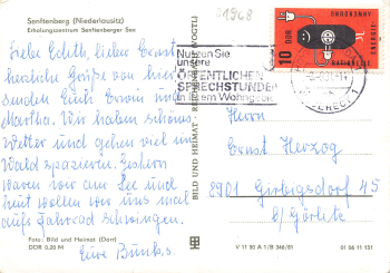 01968 Senftenberg Erholungszentrum Senftenberger See o 1981