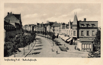 01968 Senftenberg Bahnhofstrasse gebraucht 1944