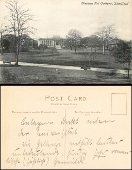 Sheffield Mappin Art Gallery *ca1920