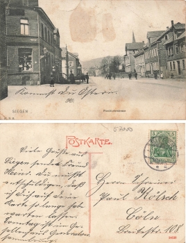Siegen Westfalen Frankfurterstrasse  o 1907