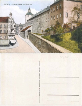 Siegen Unteres Schloss und Kölner Tor *ca. 1920