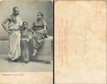 Singapur Hindoo Family * ca. 1900