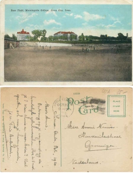 Sioux City Iowa Bass Field Morningside College o 22.10.1920
