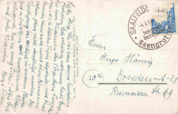 Sitzendorf Thüringen o 1949