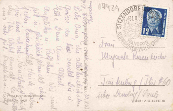Sitzendorf Thüringer Wald o 1953