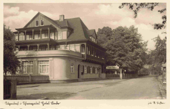 Sitzendorf Thüringer Wald Hotel Linde * 1942