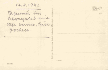 Sitzendorf Thüringer Wald Hotel Linde * 1942