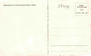 Sitzendorf Thüringer Wald * 1960
