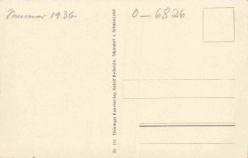 Sitzendorf Thüringer Wald * 1936