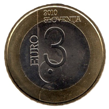 Slowenien 3 Euro 2010 UNESCO Ljubljana