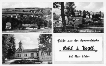 Sohl Vogtland Bad Elster OT Schwarzer Brunnen o 1961