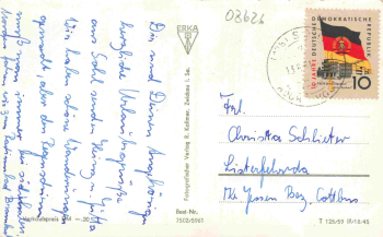 Sohl Vogtland Bad Elster OT Schwarzer Brunnen o 1961