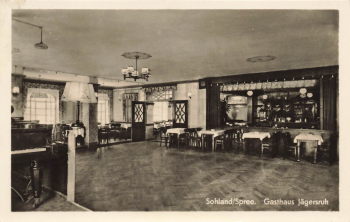 02689 Sohland Spree Gaststätte Jägersruh Innenansicht o 1959