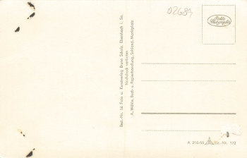 02689 Sohland Spree Gaststätte Jägersruh Innenansicht * 1955