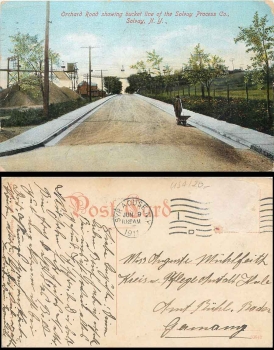 Solvay New York Orchard Road showing bucket line of the Solvay Process Co. o 9.6.19 11