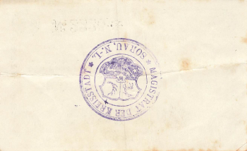 Sorau Lower Lusatia Żary emergency bank note 1918