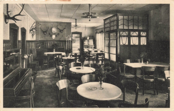 01737 Spechtshausen Kurort Hartha Tharandt Kaffee Ruediger Interior view * around 1930
