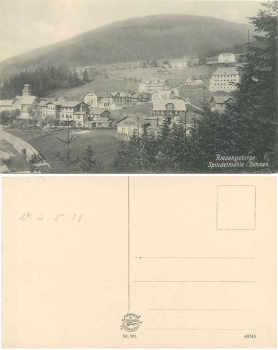Spindlermuhle Riesengebirge * 1919