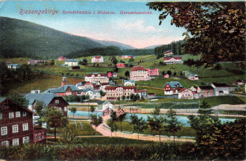 Spindlermühle Riesengebirge Böhmen Špindlerův Mlýn und Krkonoše * um 1910