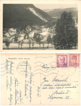 Spindlermühle Kreis Hohenelbe Riesengebirge o 31.3.1948
