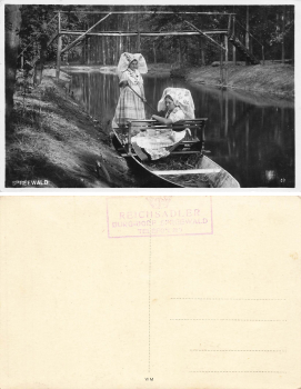 Spreewald, Trachten Kahn * ca. 1930