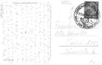 03222 Lübbenau Spreewald Kahnabfahrtstelle o 1940