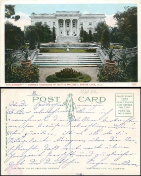 Spring Lake New Jersey Ballengerry Summer Residence M. Maloney gebr. 1930