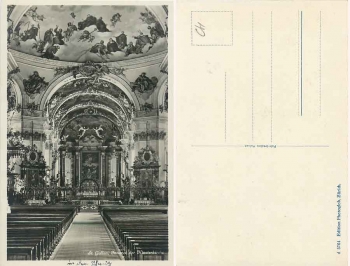 St. Gallen, Inneres der Klosterkirche * ca. 1930
