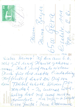 07646 Stadtroda Thueringen Ziegenmühle Zeitzgrund o 1984