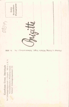 Steinbach Johanngeorgenstadt Erzgebirge Gasthaus Ernst * um 1940