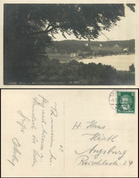 Wörthsee from Walchstadt to Steinebach o 9.5.1928