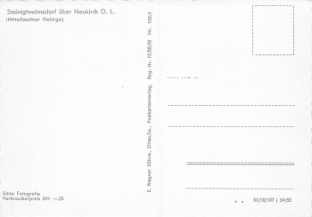 01904 Steinigtwolmsdorf Lausitz Mehrbildkarte * 1962