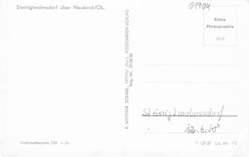 01904 Steinigtwolmsdorf Lausitz * 1958