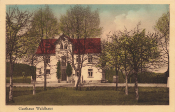 01904 Steinigtwolmsdorf Lausitz Gasthaus Waldhaus * um 1930