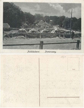 Stettin field bakery Pomorzany * approx. 1915