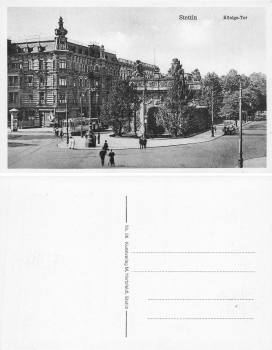 Stettin Pommern Koenigs Tor Szczecin * um 1930