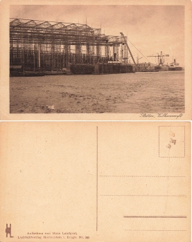 Stettin Pommern Vulkanwerft Szczecin * um 1920