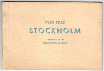 Stockholm Bildmappe um 1950