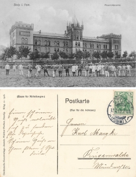 Stolp Pommern Hussar Barracks Slupsk o 1909